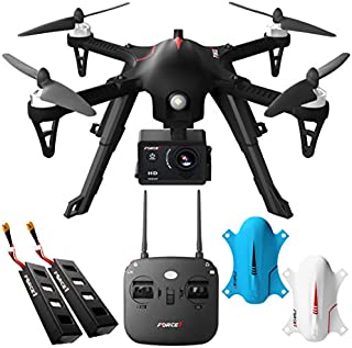 Force1 F100GP Drones with Camera for Adults - 1080p HD Camera Compatible GoPro Drone Long Range Brushless Quadcopter Flying Toy