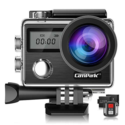 Campark X20 4K Action Camera 20MP with EIS Touch Screen Remote Control