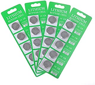 BrighTown CR2032 3V Lithium Batteries 4 pack (20 Button Batteries)