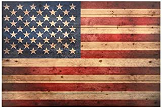 Empire Art Direct ADL-EA2000-4530 American Flag Digital Print on Solid Wood Wall Art, 30