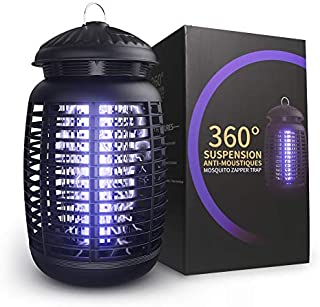 Electric Bug Zapper, Effective 4200V Electric Mosquito Zappers, Mosquito Zappers, Mosquito lamp, Waterproof Outdoor/Indoor Electronic Bug Zapper Light Bulb for Backyard, Patio.