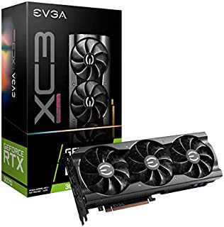 EVGA 08G-P5-3755-KR GeForce RTX 3070 XC3 Ultra Gaming, 8GB GDDR6, iCX3 Cooling, ARGB LED, Metal Backplate