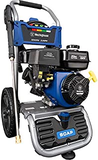 Westinghouse Outdoor Power Equipment WPX3200 Gas Powered Pressure Washer 3200 PSI and 2.5 GPM, Soap Tank and Five Nozzle Set, CARB Compliant