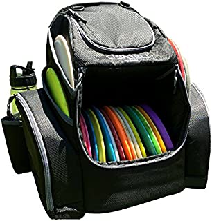 The Throwback Pack 2.0 - Disc Golf Backpack with Dual Coolers - Frisbee Disc Golf Bag That Holds 20-25 Discs