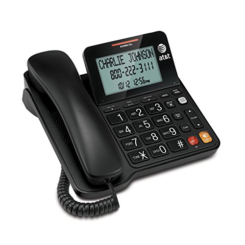 AT&T CL2940 Corded Phone with Caller ID/Call waiting, Speakerphone, XL Tilt Display, XL Buttons & Audio Assist Volume Boost