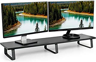 VIVO Black 39 inch Extra Long Monitor Riser