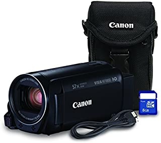 Canon HF R800 Bundle HD Recording Portable Traditional Video Camera, Black