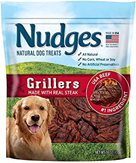 Nudges Steak Grillers Dog Treats, 16 oz