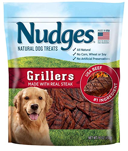 Nudges Steak Grillers Dog Treats, 16 oz