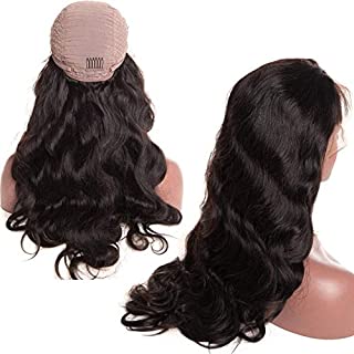 Brazilian Body Wave Lace Front Wigs Glueless Brazilian Virgin Human Hair Wigs Pre Plucked Natural with Baby Hair for Black Women 22 inch