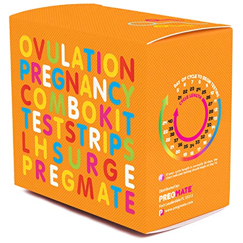 PREGMATE 50 Ovulation and 20 Pregnancy Test Strips Predictor Kit (50 LH + 20 HCG)