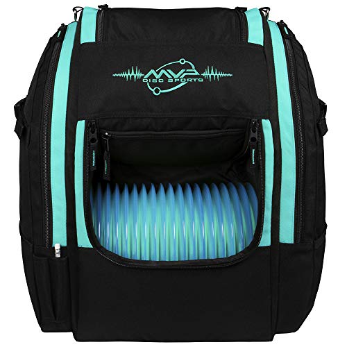 MVP Disc Sports Voyager Lite Backpack Disc Golf Bag - Teal