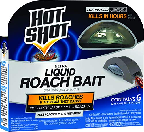 Hot Shot HG-95789 Roach Killer, Case Pack of 1, Brown/A