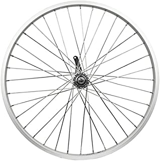 Flying Horse Heavy Duty 12 Gauge Coaster Brake Rear 26 x 1.5 Bicycle Rim Set  Gas Bike HD Rim Upgrade (Silver)