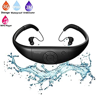 Tayogo 8GB Waterproof MP3 Swimming Headphone