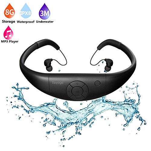 Tayogo 8GB Waterproof MP3 Swimming Headphone