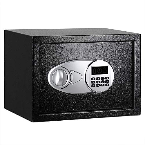 AmazonBasics Security Safe Box, 0.5 Cubic Feet , Black - 25EI