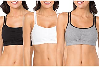 Fruit of the Loom Cotton Pullover Sports Bra
