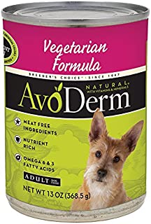 Avoderm Natural Vegetarian Formula Wet Dog Food, All Life Stages, Case Of 12 Cans