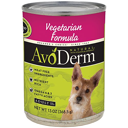 Avoderm Natural Vegetarian Formula Wet Dog Food, All Life Stages, Case Of 12 Cans