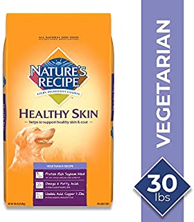 Nature's Recipe Healthy Skin Vegetarian Recipe Dry Dog Food, 30 Pounds