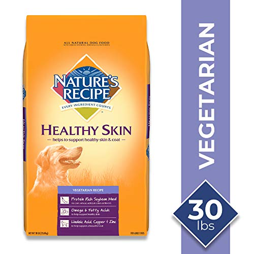 Nature's Recipe Healthy Skin Vegetarian Recipe Dry Dog Food, 30 Pounds