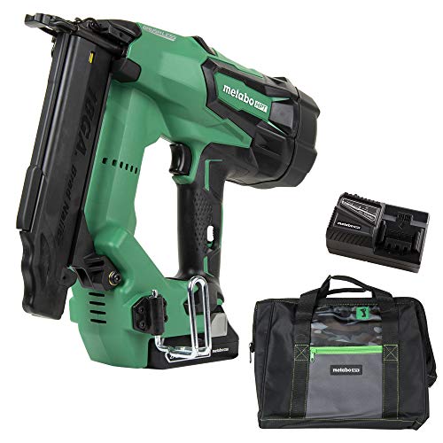 Metabo HPT Cordless Brad Nailer Kit | Unique Air Spring Drive System | 18V Brushless Motor | 18 Gauge | 5/8