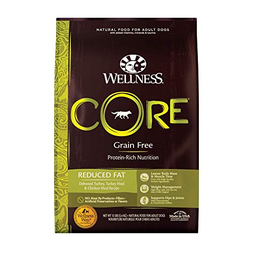 Wellness CORE Natural Grain Free Dry Dog Food, Reduced Fat, 12-Pound Bag