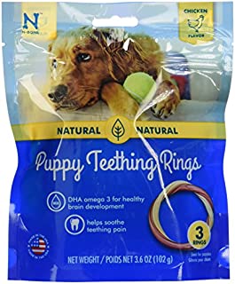 N-Bone 3-Rings Puppy Teething Ring, Chicken Flavor