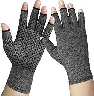 Arthritis Gloves Compression Glove for Arthritis for Women and Men-Ease Rheumatoid, Osteoarthritis Swelling ,Osteoarthritis,Muscle Tension and Computer Typing (1 Pair) (M)