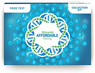 5Strands Food Intolerance Test - 600 Item at Home Collection Kit, Hair Analysis, Results 7-10 Days - Holistic Health Adult & Child Allergy Sensitivity, Gluten Soy Dairy Lactose Protein