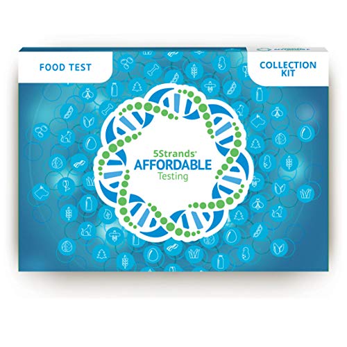 5Strands Food Intolerance Test - 600 Item at Home Collection Kit, Hair Analysis, Results 7-10 Days - Holistic Health Adult & Child Allergy Sensitivity, Gluten Soy Dairy Lactose Protein