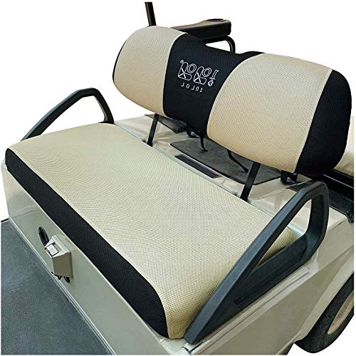 10L0L Golf Cart Seat Covers Fit for Club Car DS Precedent&Yamaha Golf Carts Breathable Mesh Washable Golf Cart Seat Cover Fit for Summer and Winter