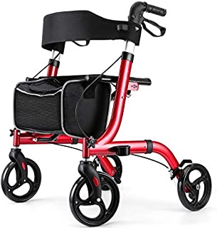 RINKMO Rollator Walkers for Seniors- Rollator Walker with Seat 8