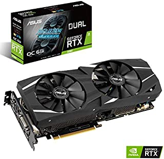 ASUS DUAL RTX 2060 Overclocked 6G VR Ready Gaming Graphics Card  Turing Architecture (DUAL RTX 2060-O6G)