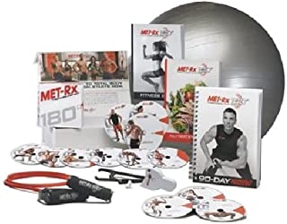 Met-Rx® 180 Workout Fitness Exercise Ball Program Complete Kit - Transforming Every Body