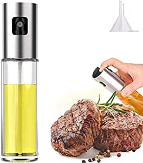 Olive Oil Sprayer for Cooking, Oil Spray Bottle Versatile Glass for Cooking, Baking, Roasting, Grilling