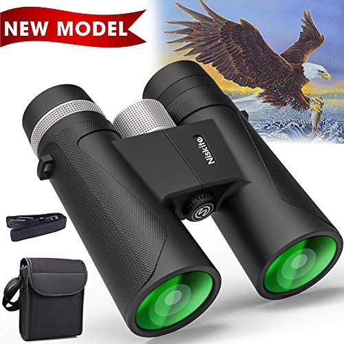 Compact Binoculars for Adults - High Power 12x42 Roof Prism Binocular with Low Light Night Vision,Waterproof Fogproof Binoculars for Bird Watching,Travel,Hunting,Wildlife,Concert