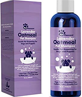 Natural Dog Shampoo with Colloidal Oatmeal - Puppy Shampoo for Dog Bath with Lavender Essential Oil Dog Wash - Pet Odor Eliminator Dog Shampoo for Smelly Dogs and Pet Grooming PACKAGING MAY VARY