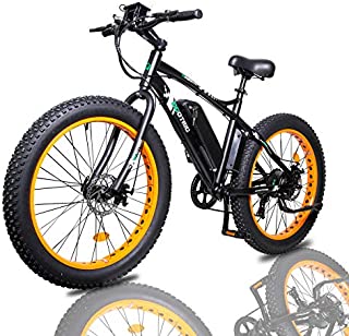 ECOTRIC Fat Tire Electric Bike Beach Snow Bicycle 26