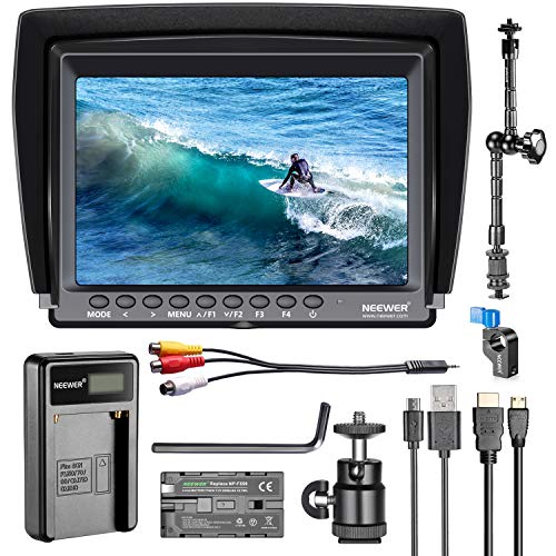 Neewer F100 7-inch 1280x800 IPS Screen Camera Field Monitor Kit