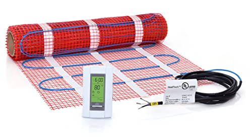 10 sqft HeatTech 120V Electric Tile Radiant Floor Heating Mat Kit