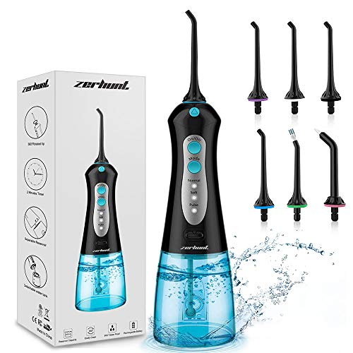 Cordless Water Flosser Teeth Cleaner, Zerhunt