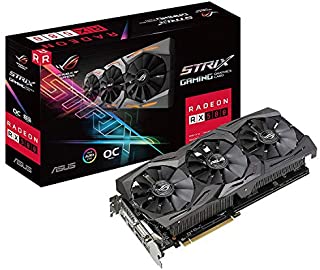 ASUS ROG-STRIX-RX580-O8G-GAMINGOC Edition GDDR5 DP HDMI DVI VR Ready AMD Graphics Card