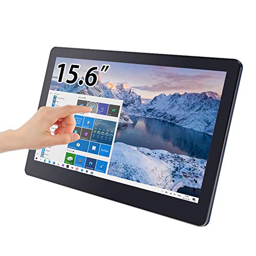 Gechic 1503I 15.6 inch 1080p Portable Touchscreen Monitor with HDMI, VGA Input, USB Powered, Ultralight Weight, Built-in Speakers, Rear Docking