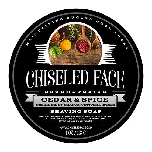 Cedar & Spice - Handmade Luxury Shaving Soap from Chiseled Face Groomatorium