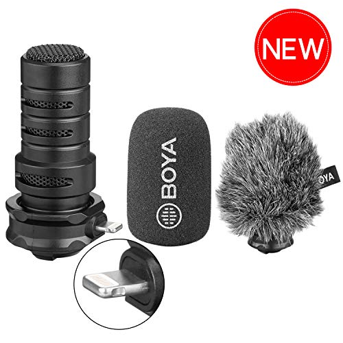 iPhone Directional Microphone Lightning, BOYA Digital Cardioid Stereo