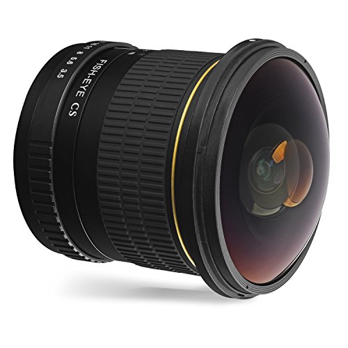 Oshiro 8mm f/3.5 LD UNC AL Wide Angle Fisheye Lens for Nikon D5, D4s, D4, D3x, Df, D850, D810, D750, D610, D500, D7500, D7200, D7100, D5600, D5500, D5300, D5200, D3400, D3300 Digital DSLR Cameras