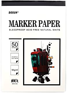 Premium 50 Sheets Sketch Marker Paper Pad