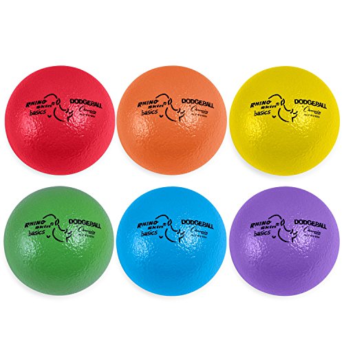 Champion Sports Rhino Skin Basic Dodgeball Set, 6